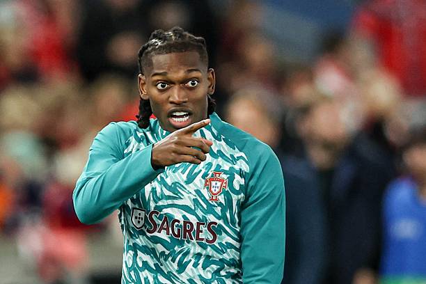 Rafael Leão will wear Portugal’s No. 7 shirt following Cristiano Ronaldo’s departure from the national team camp.