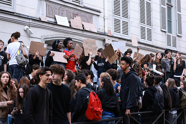 France Student Protests Escalate as Police Chief Warns Movement Is ‘Out of Control’